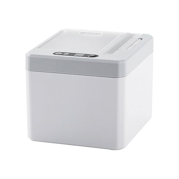 SHOWERORO 1Pc Intelligent Toothpick Holder Grey Automatic Infrared or Case for Hotel and Household Use