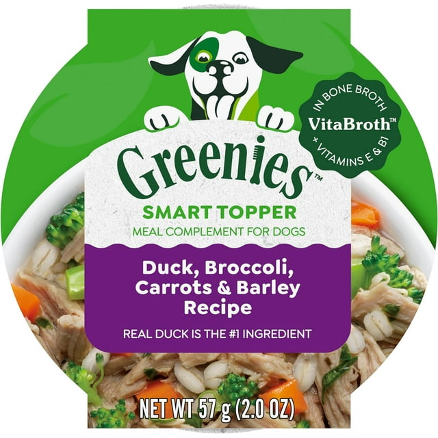 Smart Topper High Protein Wet Mixin for Dogs, Duck, Broccoli, Carrots