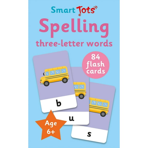 Smart Tots Flash Cards Spelling - Three-Letter Words, (Paperback)