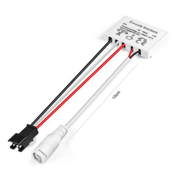 Smart Touch Light Switch 12V 5A Perfect For Glass And Acrylic Mirror Control