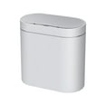 thumbnail image 1 of Smart Touchless Trash Can Wastebasket Large Capacity Electric Narrow Small Garbage Bin for RV Bedroom Home Living Room Office 9L, 1 of 8