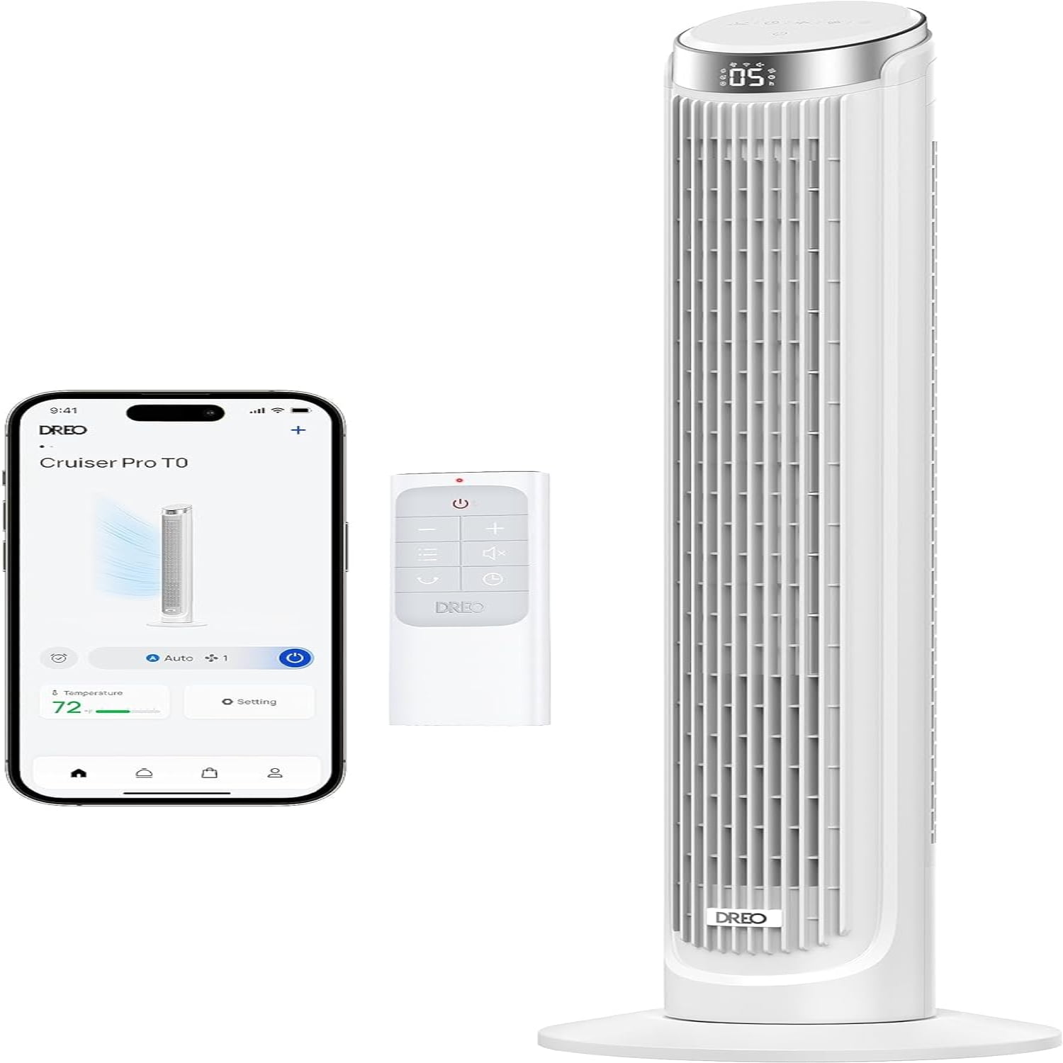 Smart Tower Fans that Blow Cold Air Standing Fan for Bedroom 90° Oscillating 26ft/s Velocity