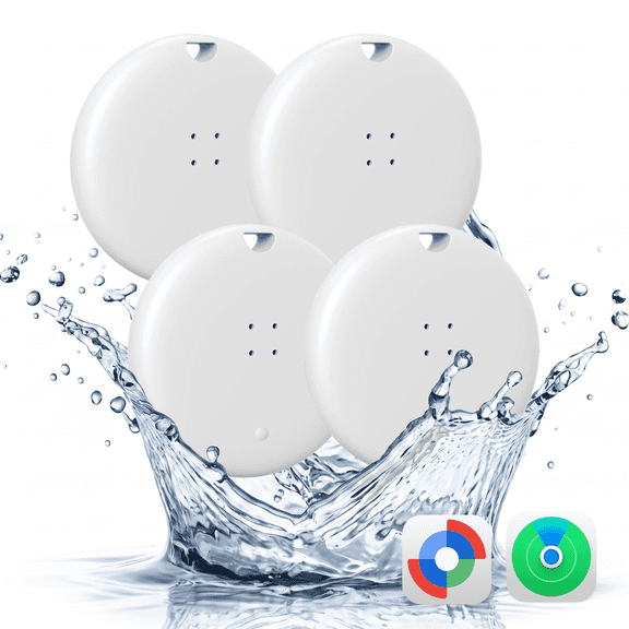 OTIC Bluetooth Item Finder, Dual System Portable IPX4 Waterproof Tracker Compatible with iOS & Android for Keys Wallet Luggage Bags