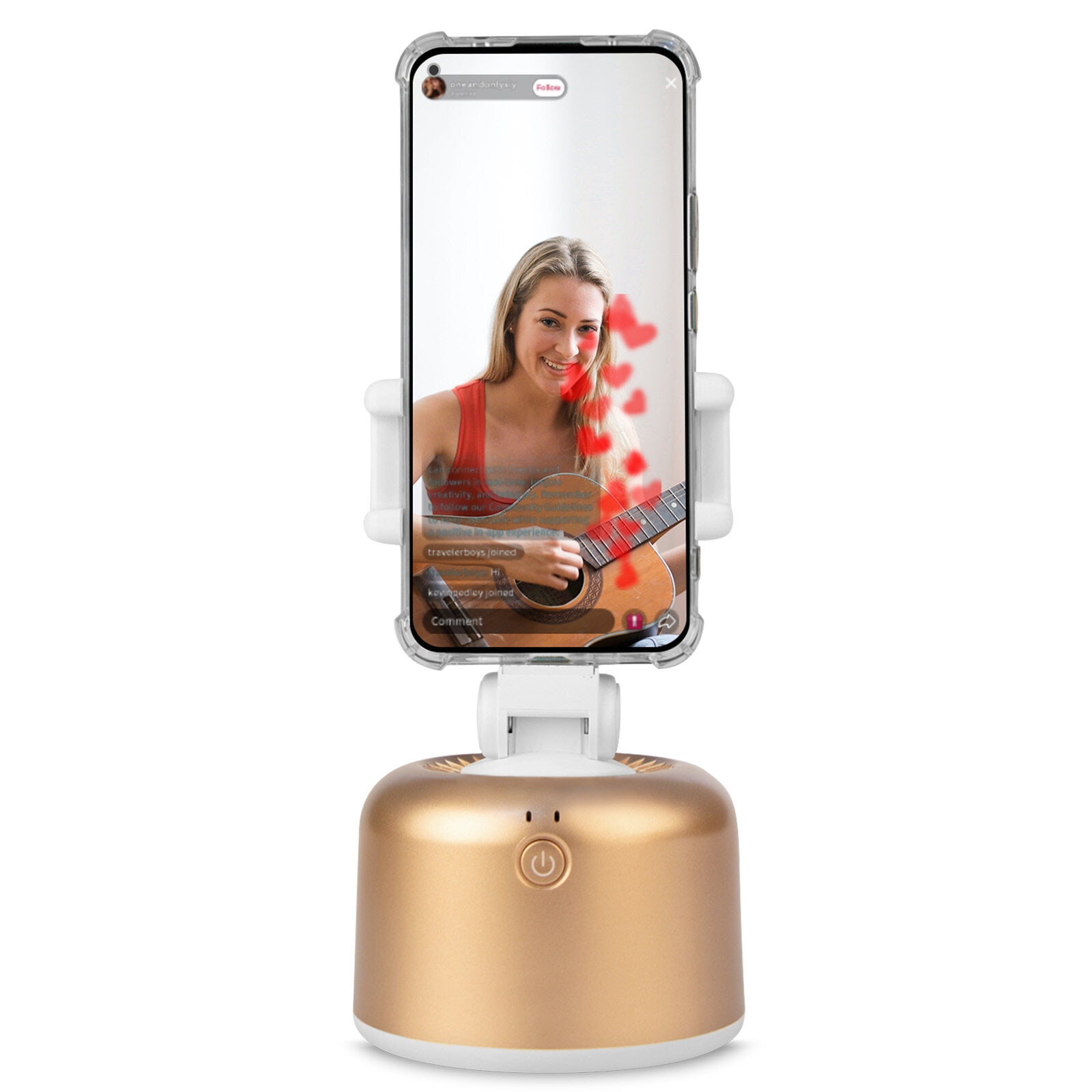 Smart Tracking Holder, for iPhone Android Smartphones 360 Degree ...