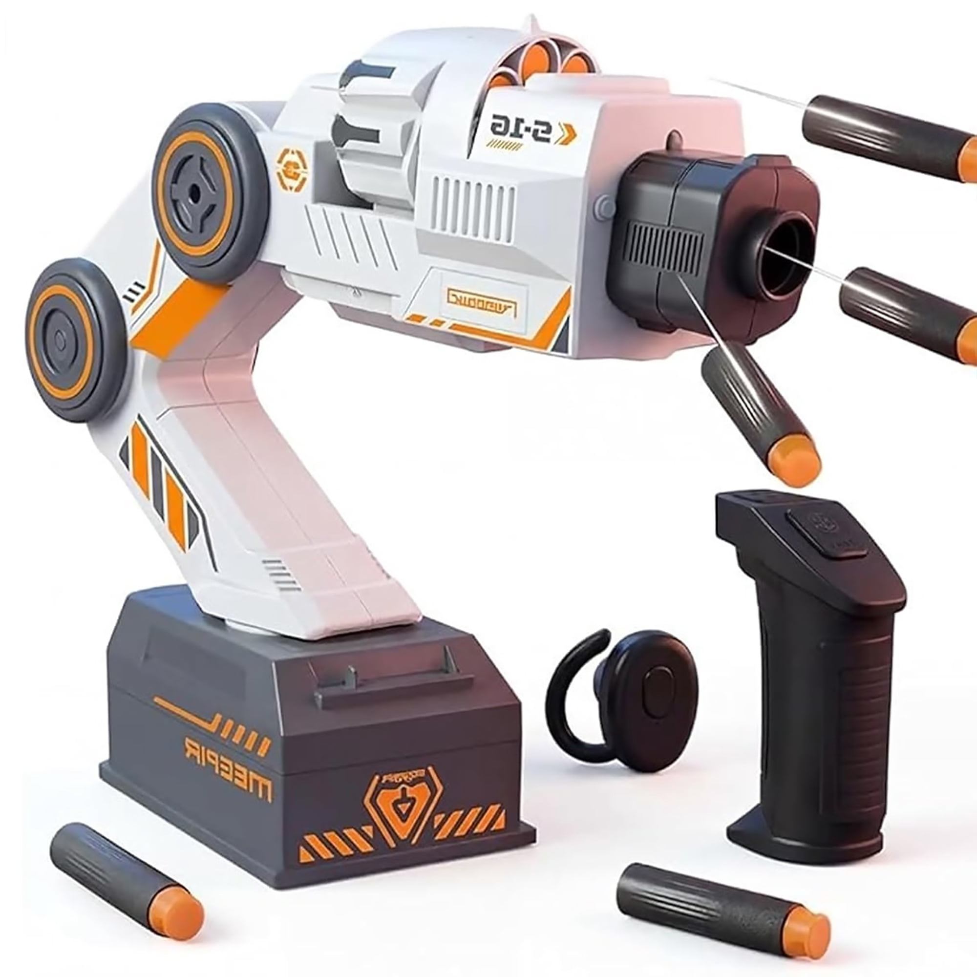 Smart Tracking Mechanical Arm Foam Blaster Wearable Shoulder Mount ...