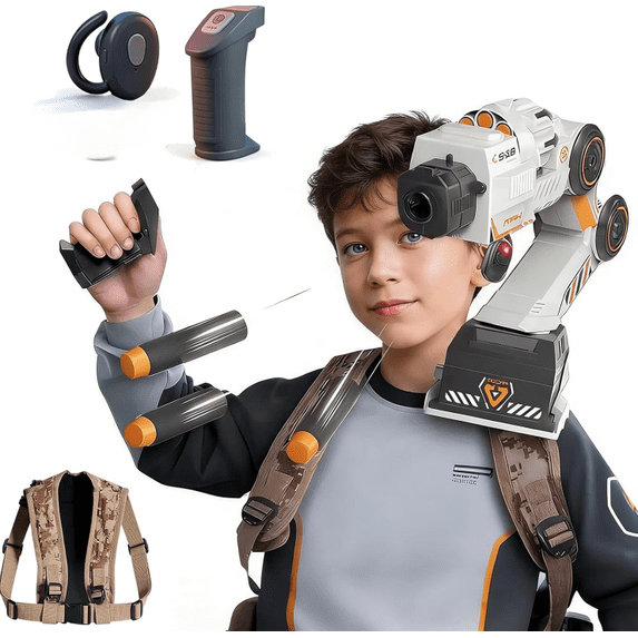 Smart Tracking Mechanical Arm Toy, Inductive Robot Arm Tracking Blaster ...