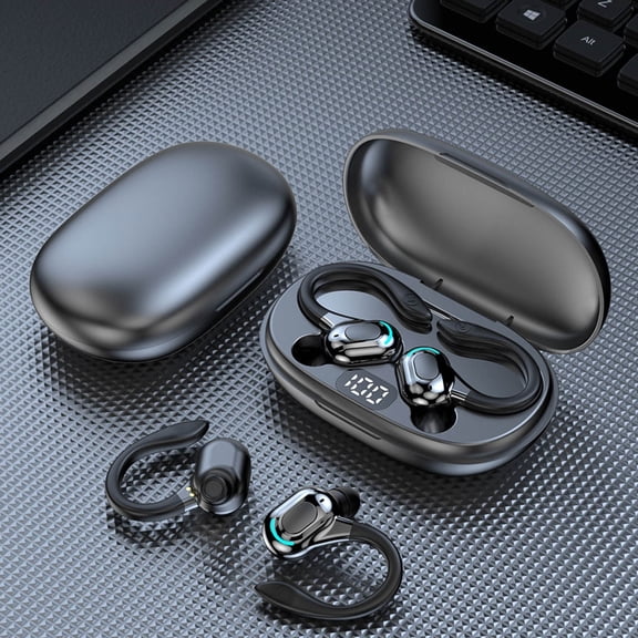 Smart Translation Earphones Wireless Earbuds - Open Noise Canceling Bluetooth Earphones With Screen No In-ear