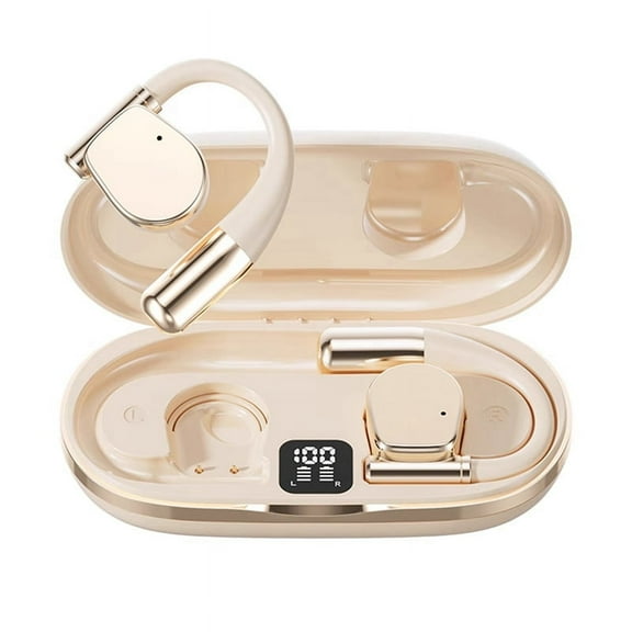 Smart Translator Headset 144-Language AI Translation Creamy-White