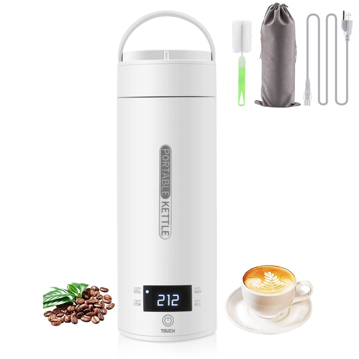 Electric Kettle Portable Electric Kettle Warming Portable Cup Water Kettle Travel Hot Water Boiler Fast Boil for Coffee, Tea Portable並行輸入 : Travel Electric Kettle Portable Mini Kettle,Small Hot