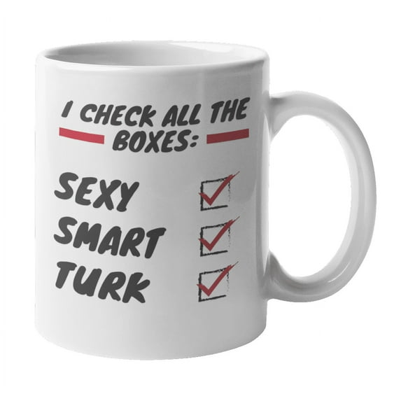 Smart Turk, Turkey Themed Coffee & Tea Gift Mug (11oz)