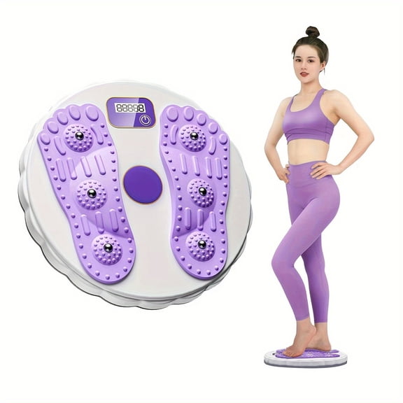 Smart Twist Board For Slimming, Body-building & Balance Exercise, Ab Twist Disc For Fitness With Electronic Counter, Waist Twisting Disc For Core Strength Training, 6 Massage Beads