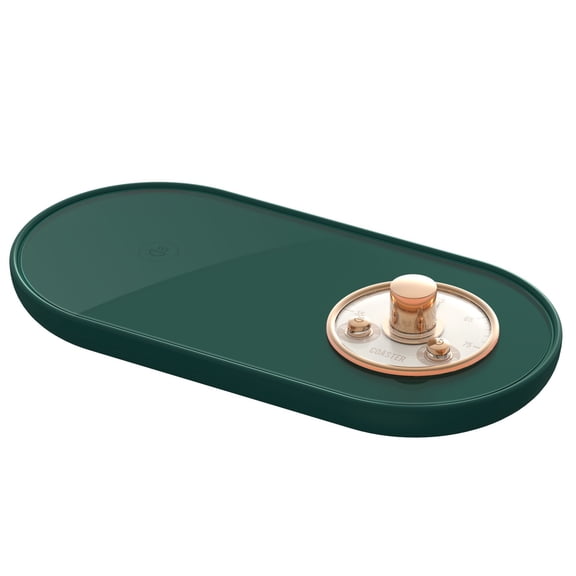 Smart USB Coffee Cup Warming Mat 10W Constant Temperature Heated Coaster for Home Office Olive Green