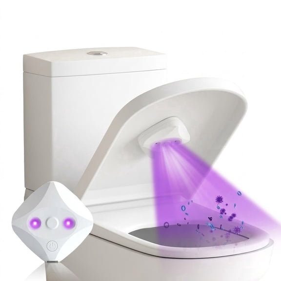 Smart UV Toilet Sanitizer Portable, Automatic Disinfection for Home & Travel