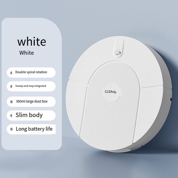 Smart Ultra-Thin Robot Vacuum Cleaner with Suction, Sweeping, and Mopping Functions for Home Use