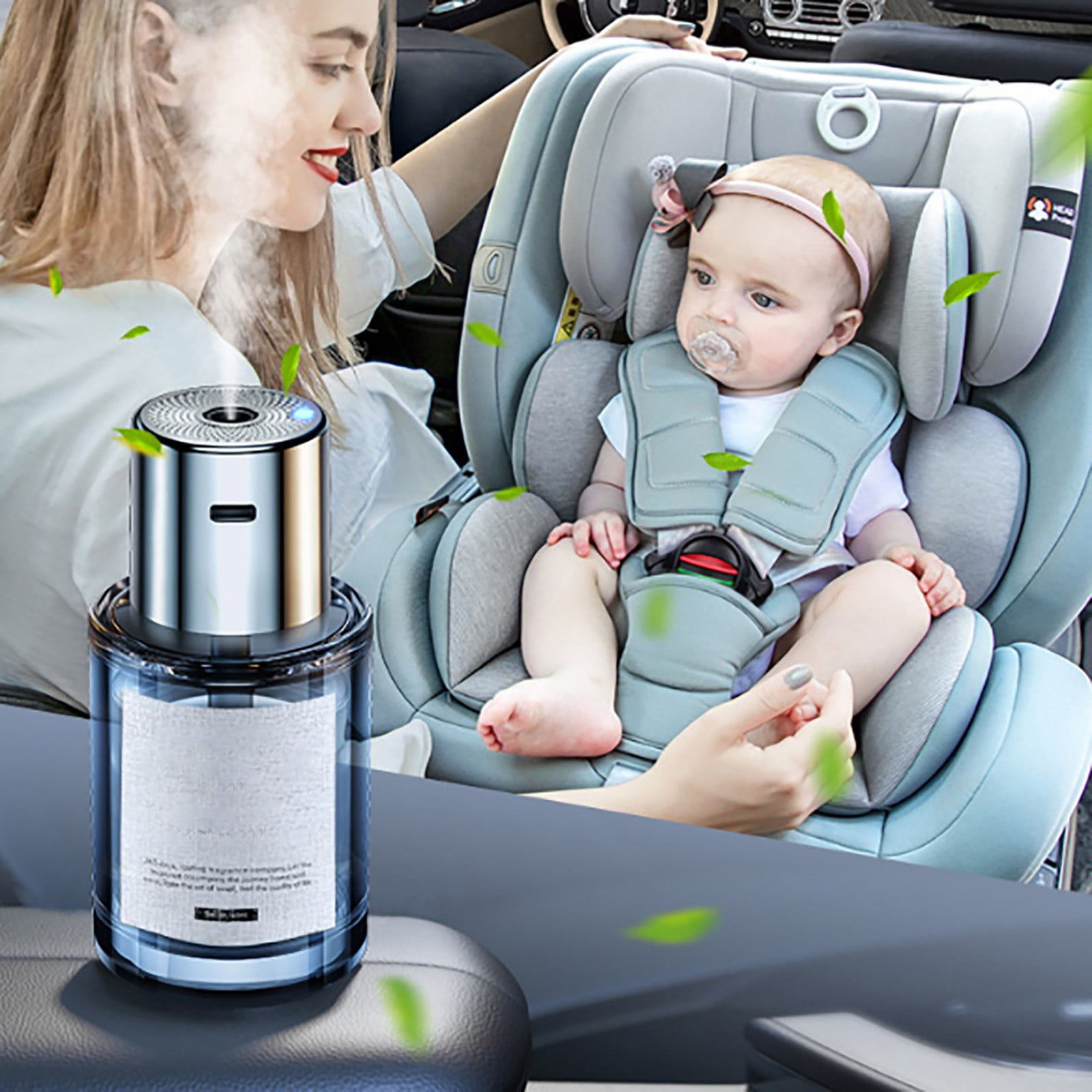Smart Ultrasonic Atomized Car Air Freshener, Auto On/Off, Smart Car Air ...
