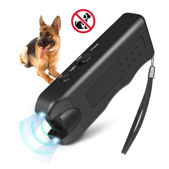 Smart Ultrasonic Dog Bark Control Device, Handheld High-Power Pet Behavior Training Tool with LED