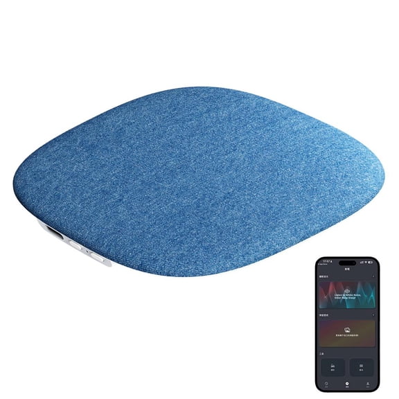 Smart Under-Pillow Sleep Speaker, App-Controlled Bluetooth Pillow Speaker with White Noise, Wireless Bedside Audio Device for Sleep Aid, Office Focus & Travel Relaxation