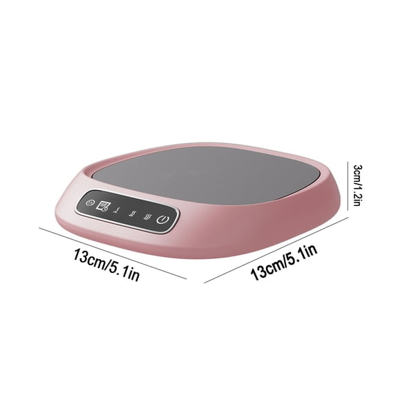 Smart Upgrade Constant Temperature Mug Warmer with Three Settings, One Hour Timer and Buzzer Reminder for Coffee Tea