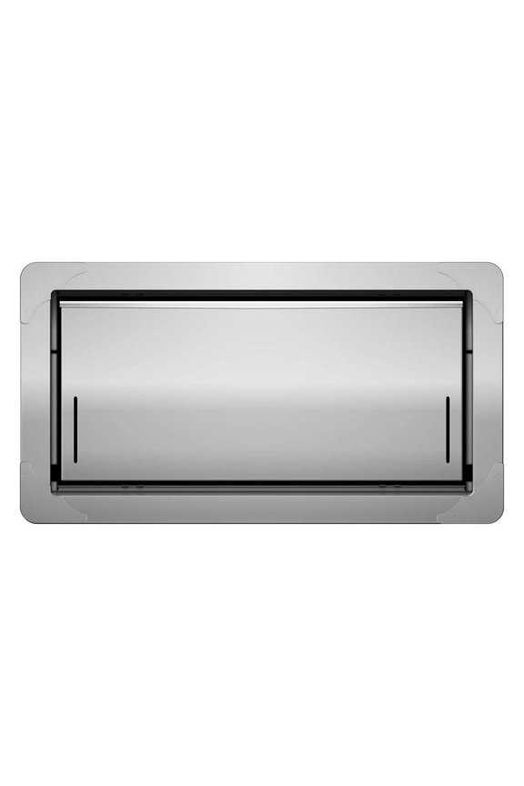 8 in. H X 16 in. W Silver Stainless Steel Flood Vent