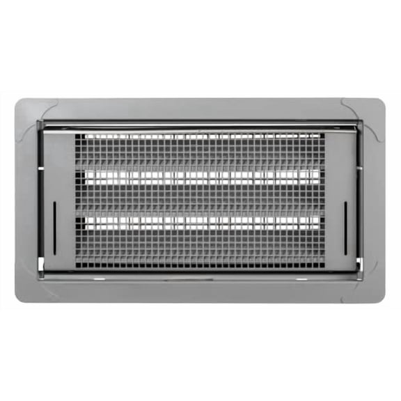 Smart Vent Dual Function, Engineered Foundation Flood Vent, FEMA Compliant and ICC-ES Certified Model 1540-510 (Gray)