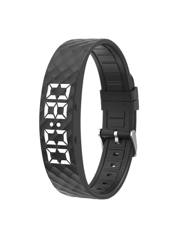 Smart Vibration Wristband – Sleep Monitoring Alarm Watch, Sports Tracker, Rechargeable, Waterproof, Comfortable Fitness Bracelet for Restful Sleep & Daily Wear
