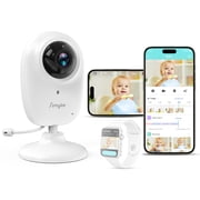 Smart Video Baby Monitor,1080P Baby Room Camera, APP Control,WiFi On/Off Switch,AI Detection, Cry Monitor and Lullabies, HD Night Vision, Two-Way Audio, Cloud &