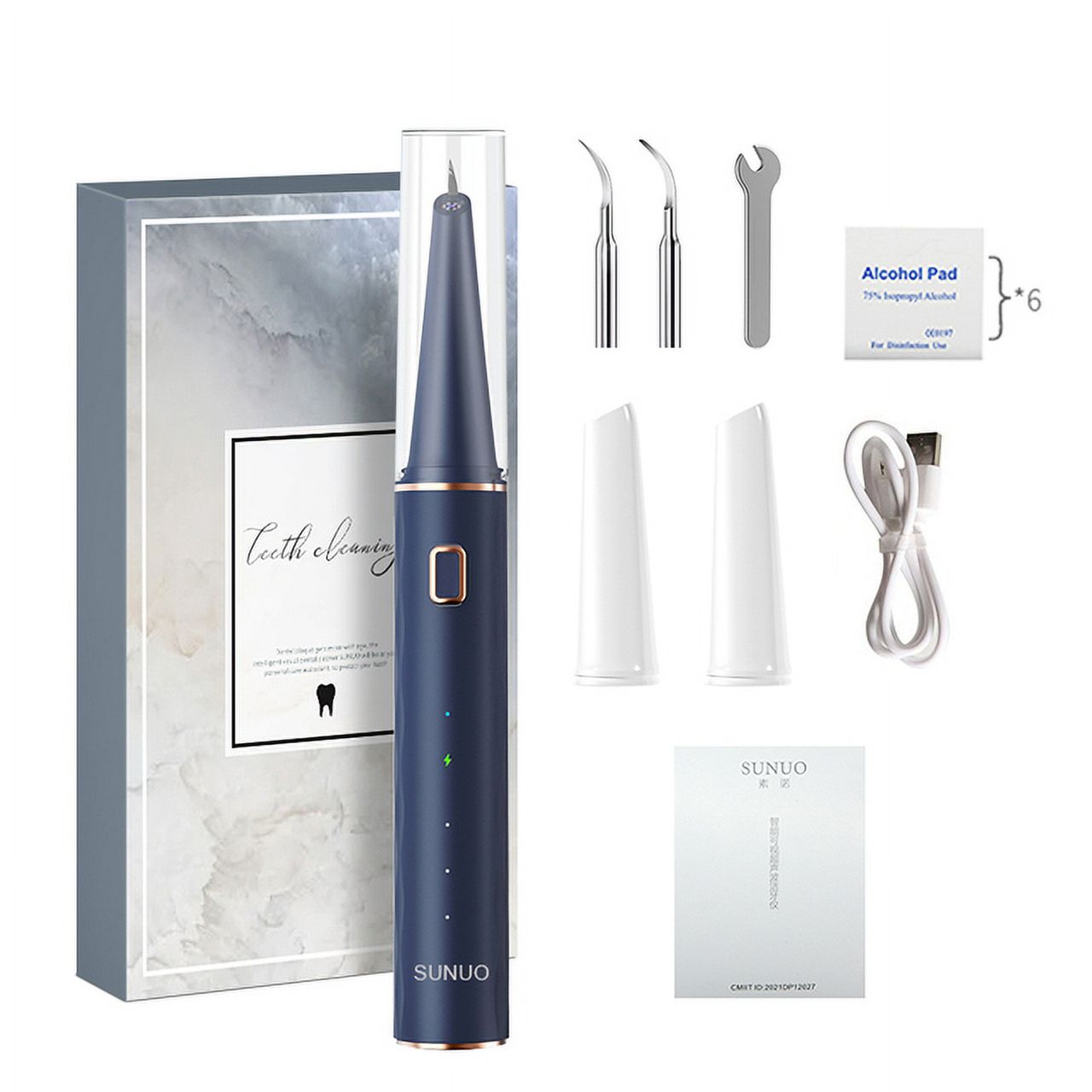 Smart Visual Ultrasonic Dental Scaler T12 Pro Calculus Removal HD