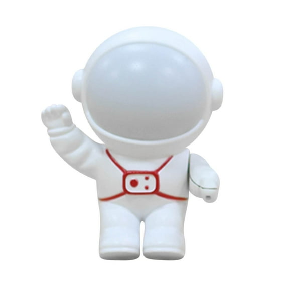 Smart Voice Control USB LED Night Light Astronaut Shape Flexible Neck Lamp for Computer Desktop Eye Care Reading Light Portable Ambient Lighting with Adjustable Arm