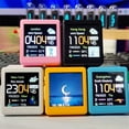 thumbnail image 1 of Smart WIFI Weather Station Clock DIY Cute GIF Animations Desktop Decoration Electronic Album Function MINI Clock A, 1 of 9