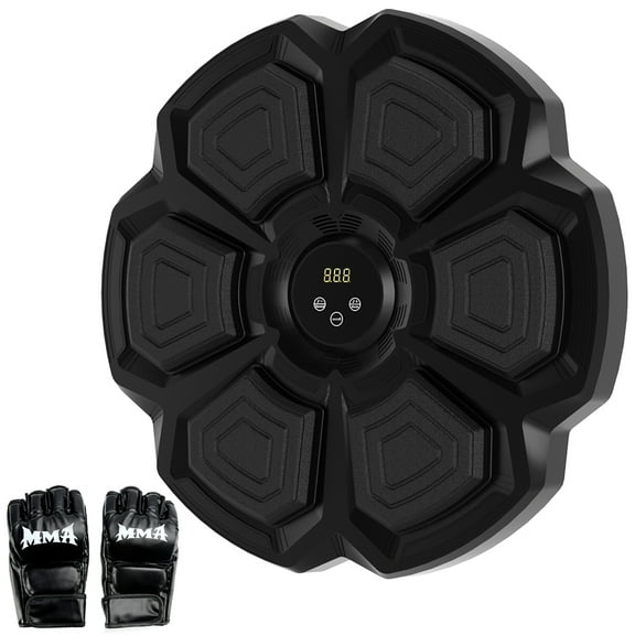 Smart Wall-Mount Boxing Trainer with Bluetooth Connectivity - Interactive Reflex Training for Full-Body Home Fitness