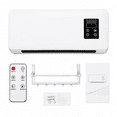 thumbnail image 1 of Wall Mount Space Heater 1500W Air Condition Inspired Household Warmer with Remote Control Fast Heating for Bedroom and Handy Daily Towels Drying Function, 1 of 7