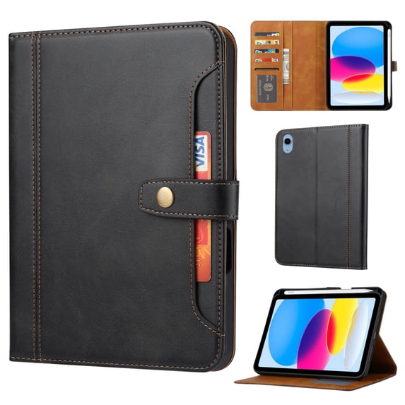 Smart Wallet Case For iPad Mini 6 / Mini (A17 Pro) 8.3 inch Folio Cover Flip Stand with Card/Pencil Holder