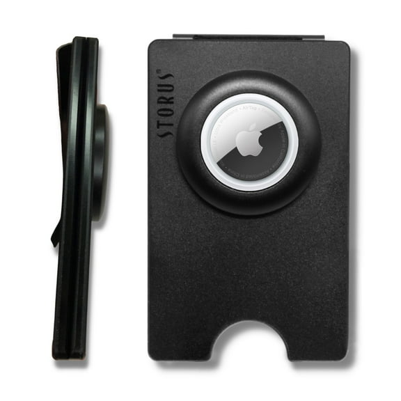 Smart Wallet Trackable, RFID Blocking Card Holder Money Clip with AIrTag Compartment, Never Lose Your Wallet Again, for Men. Gift