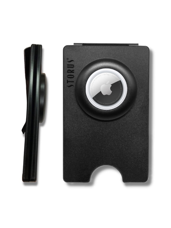Smart Wallet Trackable, RFID Blocking Card Holder Money Clip with AIrTag Compartment, Never Lose Your Wallet Again, for Men. Gift