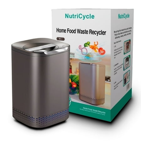 NAGUALEP Smart Waste Kitchen Composter, Compost Bin Kitchen, Electric Composter with Single Button Design, 2.5L, 150W