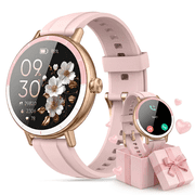 Smart Watches for Women, 1.27" HD Touchscreen Fitness Tracker with Bluetooth Calls, 100+ Sport Modes Ladies Smart Watch, IP68 Waterproof Smartwatch Compatible I