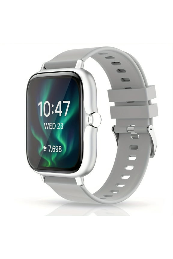 Smart Watch With 1.83" Full Touch Screen, Sport Watches, Multi-Sport Modes, Music-Control, Remote-Camera, Wireless Call And Answer, Pedometer, Information Alerts For IOS Android Phones,