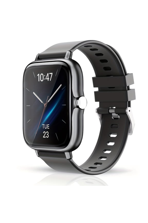 Smart Watch With 1.83" Full Touch Screen, Sport Watches, Multi-Sport Modes, Music-Control, Remote-Camera, Wireless Call And Answer, Pedometer, Information Alerts For IOS Android Phones,