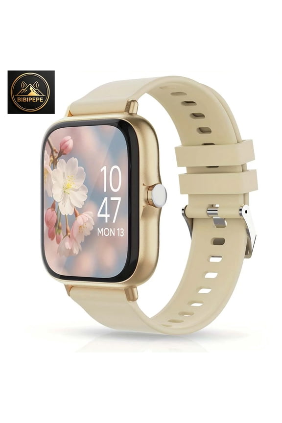 Smart Watch With 1.83" Full Touch Screen, Sport Watches, Multi-Sport Modes, Music-Control, Remote-Camera, Wireless Call And Answer, Pedometer, Information Alerts For IOS Android Phones,