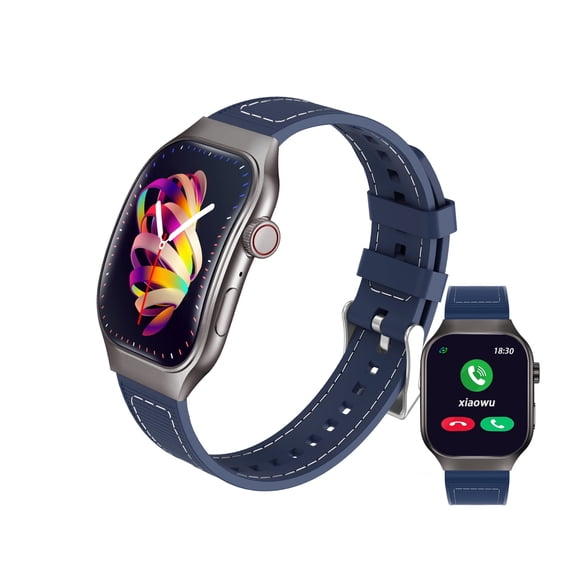Smart Watch 2.01" HD Touchscreen Bluetooth Calling,fitness watch110+ Sports Modes,IP68 Compatible with iOS 9.0 and Android 5.0 and above versions