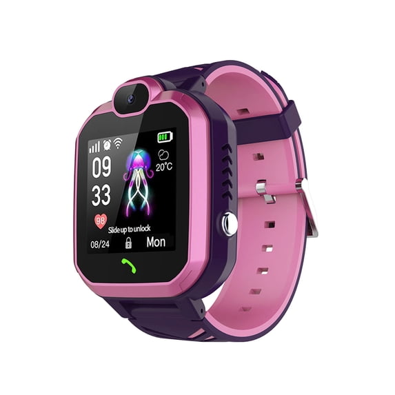 Smart Watch - 3.1″x3.1″x2.4″ with GPS Tracker, Waterproof, Two-Way Calling, HD Color Screen, Lifes Reminder, Safety Gift for Ages 3-12