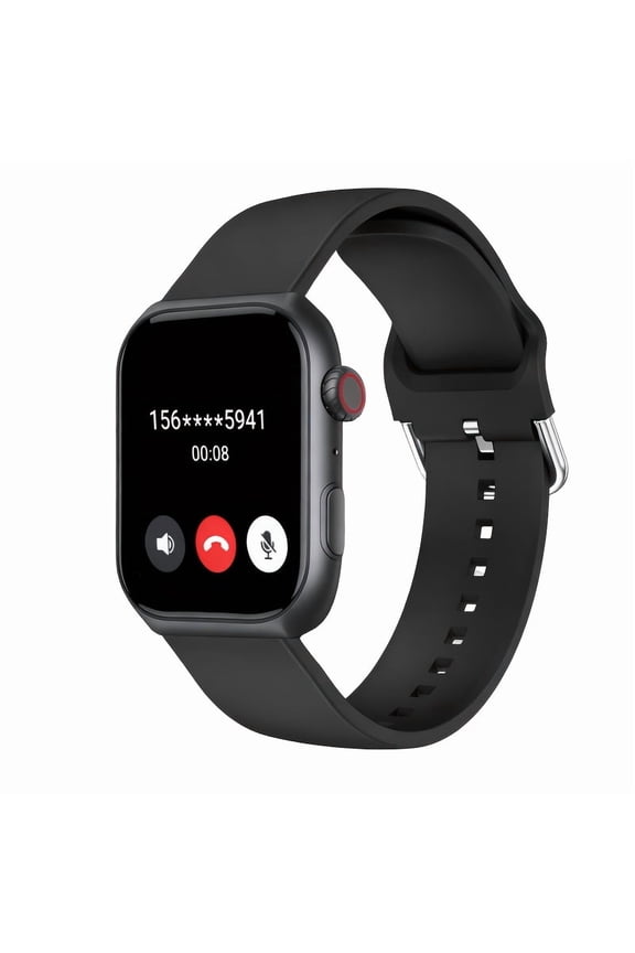 Smart Watch 83" Screen Wireless Call Fitness Tracker Activity Monitor Step Counter Message Notifications Sports Modes USB Charging for iPhone Android Gift Black Pink