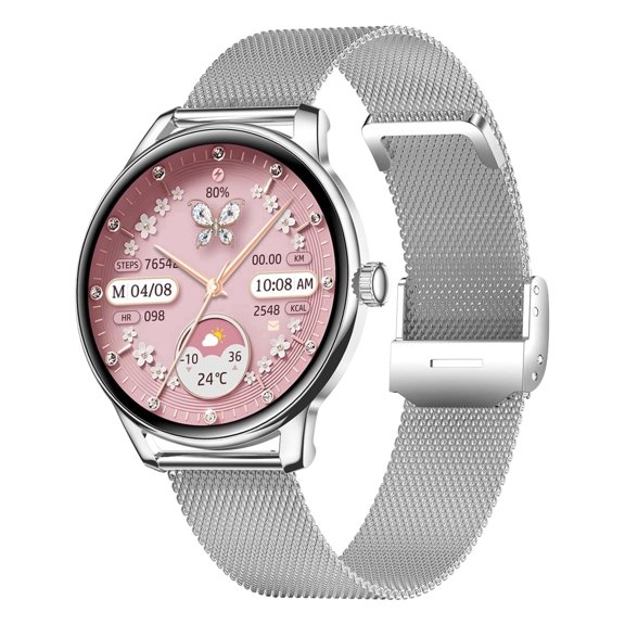 Smart Watch AMOLED HD Bluetooth Call(Answer/Make)IP67 Waterproof Outdoor Women Men Watch Fitness Health Calories Tracker Smartwatch for Android Ios