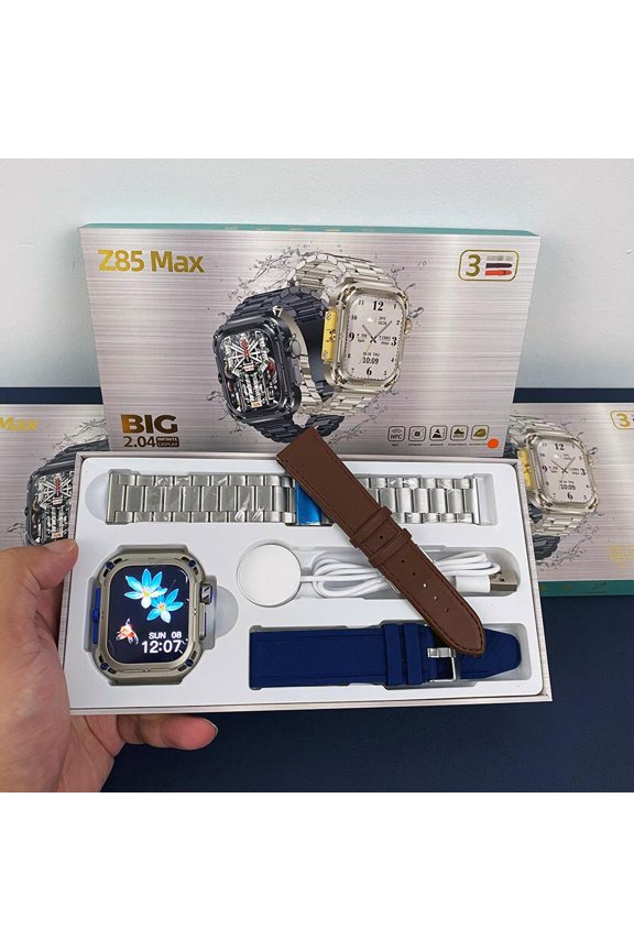 Smart Watch AMOLED Screen Wireless ChargerNFC Bluetooth Call Compass Al Vocie OutdoorSport Heart Rate Monitor Smartwatch