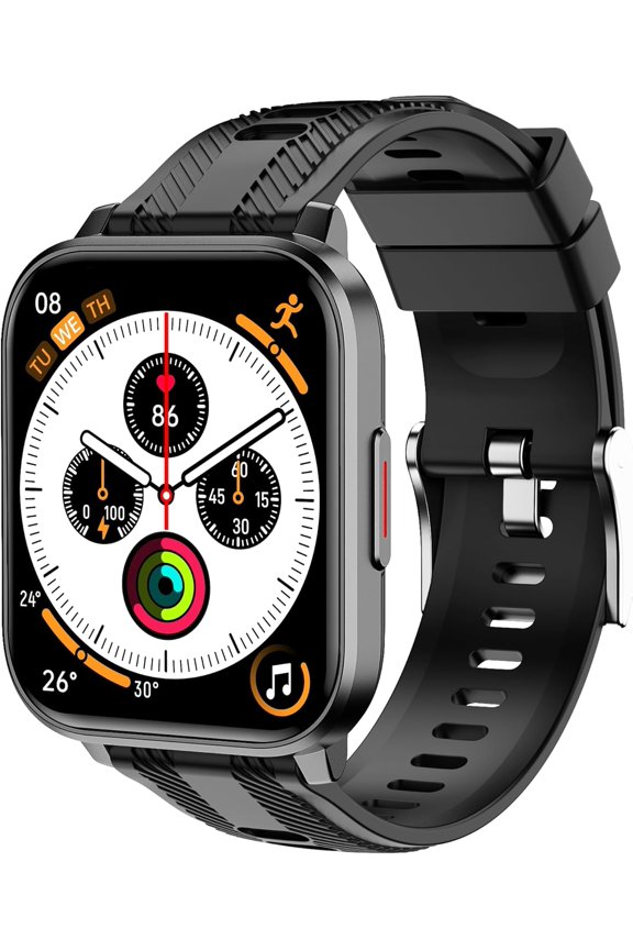 Smart Watch with Ai Functions GPS Tracking for Android Phones and iPhone Compatible Bluetooth Call Message Alert Heart Rate/Sleep/Monitor IP68 Waterproof for Men Women