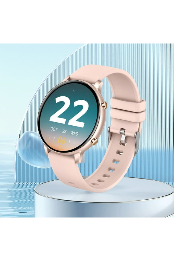 Smart Watch for Android and iOS, IP67 Waterproof Fitness Watch for Women Men, Multiple Sports Modes, 1.39" HD Screen, with Bluetooth Call, Message Reminder, for Gift Pink