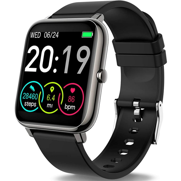 Smart Watch for Android/iOS Phones, 1.4 Full Touch Screen Fitness Tracker,  Smartwatch for Men Women Heart Rate Monitor, Step Counter, Waterproof  Fitness Watch Compatible iPhone Samsung 