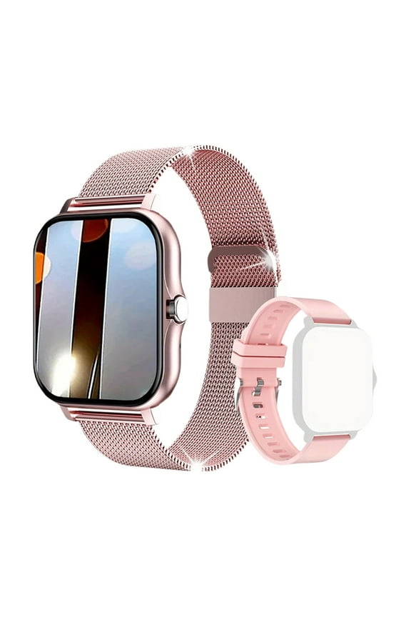 Smart Watch for Android and iPhone,Full Touch Screen with Call Function, Fitness Tracker for Music and Sleep Monitoring, IP67 Waterproof Smartwatch Compatible Unisex Design