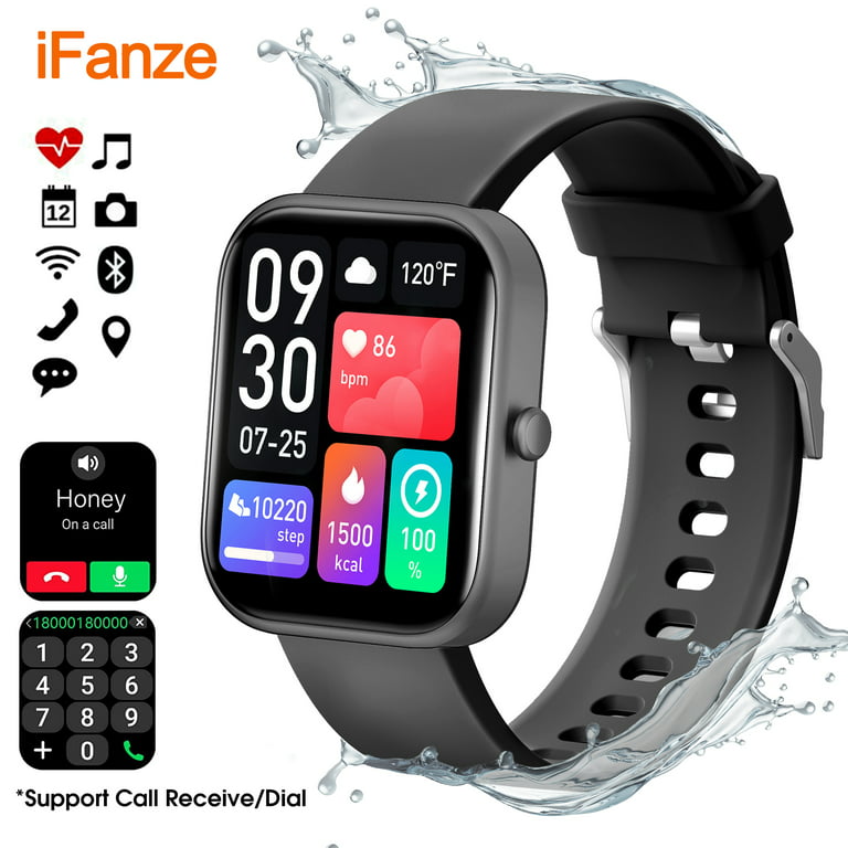 legetøj trådløs Have en picnic Smart Watch for Android and iPhone, Ifanze GTS5 Fitness Tracker Health  Tracker IP68 Waterproof Smartwatch for Women Men,Smart Watch with Bluetooth  Call(Answer/Make Calls), Black - Walmart.com