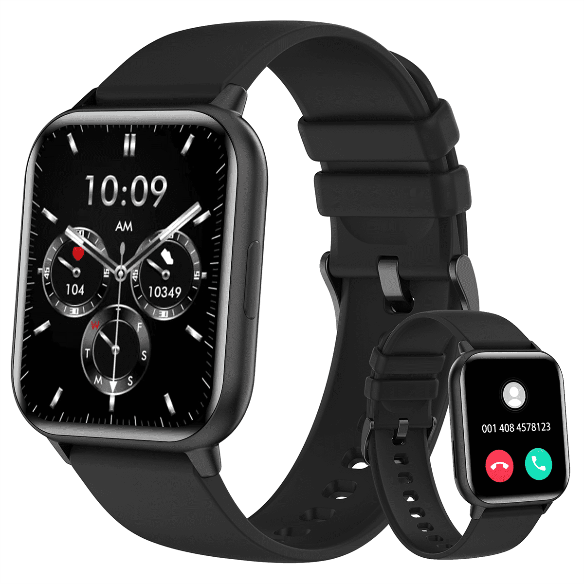 Smart Watch (Answer/Dial Call), 1.91" Full Touch Smart Watch for